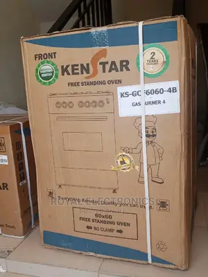 Very New Kenstar 60*60 Standing 4 Gas Burner With Oven