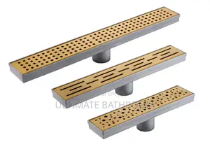 Gold Surface Down Outlet Bathroom Floor Drain