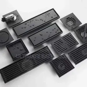 Black Floor Drain in Designs