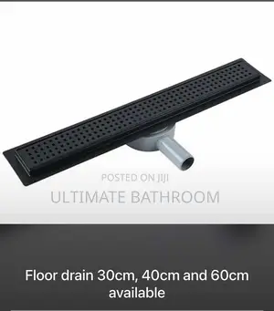 Black Floor Drain With Siphone