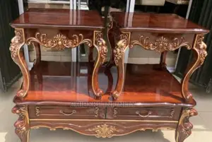 Royal Wooden Center Table and Side Stool