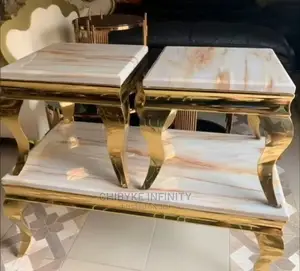 Royal Wooden Center Table and Side Stool