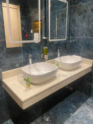 Marble Countertop for Bathrooms and Toilets