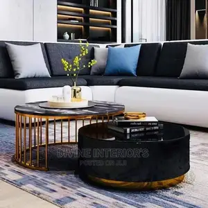 Luxurious Marble Center Table With Extension
