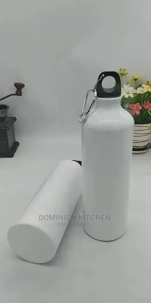 750ml Stainless Steel White Water Bottle