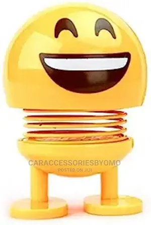 Smiling Face Emoji Spring Doll Dancing Toys
