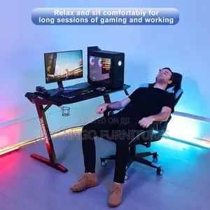 Executive Gaming Table and Gaming Leather Chair