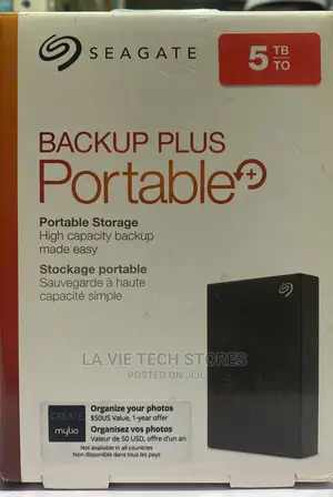 Seagate Backup Plus 5TB HDD External Portable Hard Drive