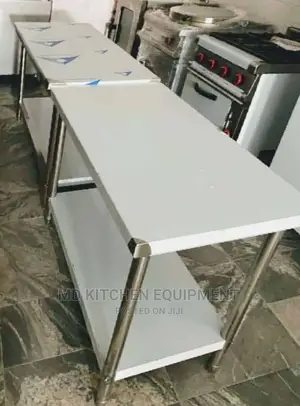 5ft Working Table Without Back (Stainless Steel)