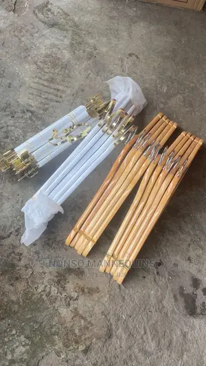 White N Gold Imported Hangers