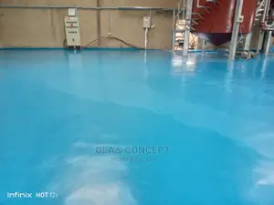 Industrial Epoxy Floor Colour Blue