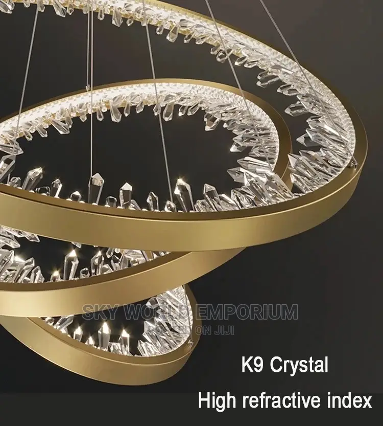 Modern Gold Chandelier