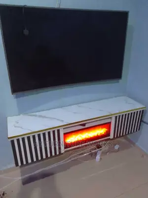 Fire Frame Durable Tv Console