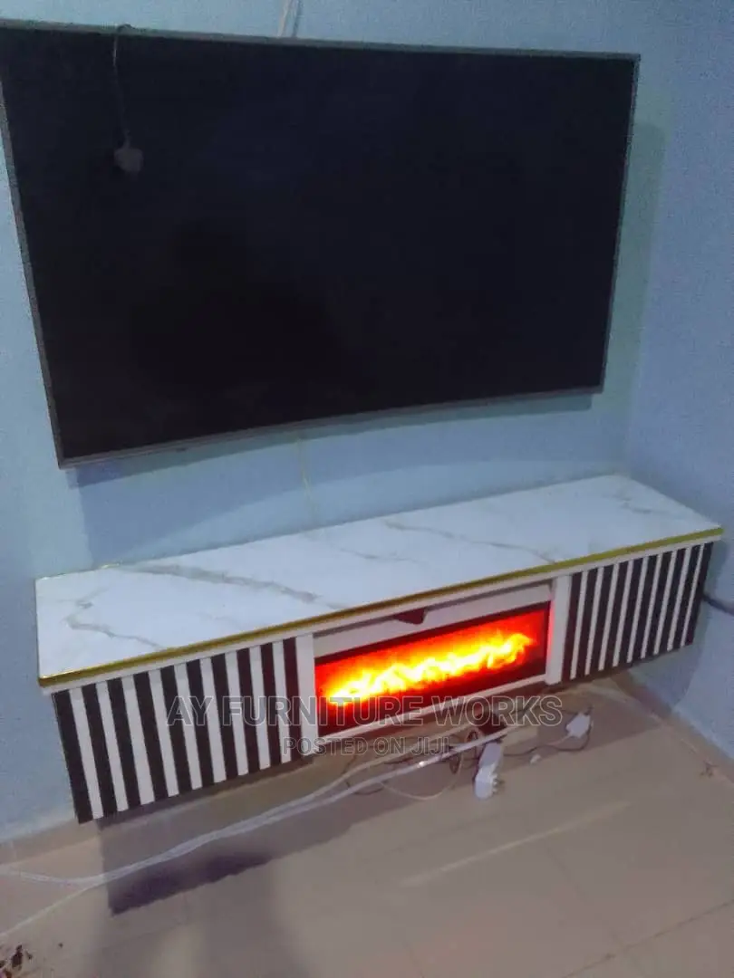 Fire Frame Durable Tv Console