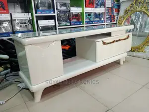 Brand New Modern TV Stand With Double Drawers