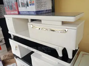 World Class Modern TV Stand With Drawers