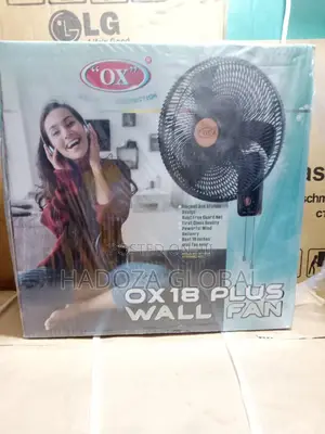 Ox 18 Inches Wall Fan + Powerful Airflow