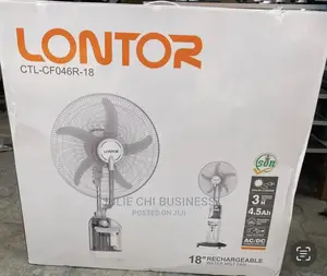 Quality Lontor Rechargeable Mist Fan 18”