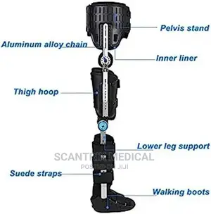 Brace Joint Attachment Bracket for Hip Fracture