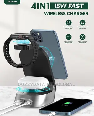 Green Lion 4 in 1
Wireless Fast Charger