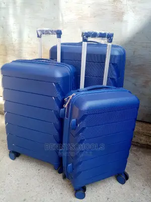 Set of 3 Unbreakable Elastic Rubber Plastic Luggage Boxes