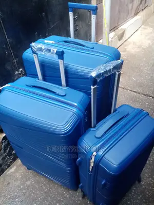 Set of 3 Unbreakable Elastic Rubber Plastic Luggage Boxes