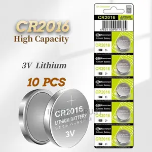 5pcs 3V CR2016 Button Batteries
