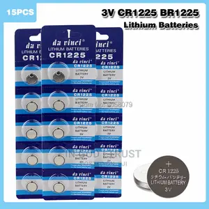 5pcs/Pack CR1225 Lithium Button Battery