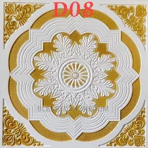 P.O.P Gypsum Board With Golden Design