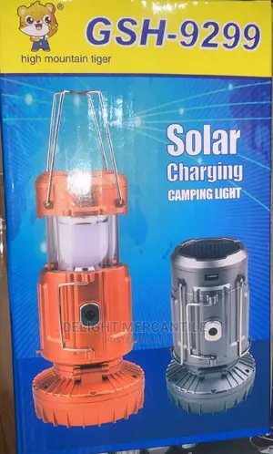 Solar Camping Light With Fan