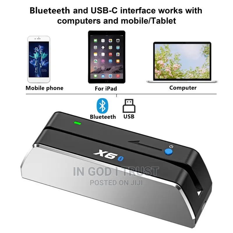MSRX6 MSRX6BT With Wireless Magnetic Card Reader Writer
