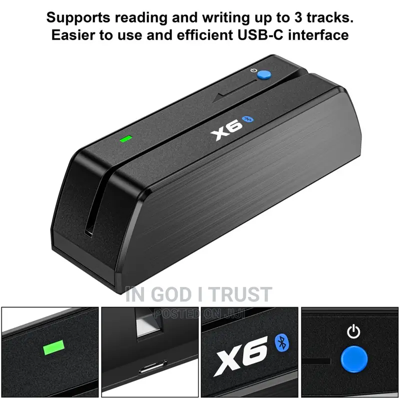 MSRX6 MSRX6BT With Wireless Magnetic Card Reader Writer
