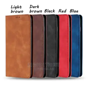 Simple Leather Flip Case for Tecno Phantom X
