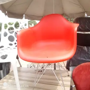 Plastic Chair With Iron Legs