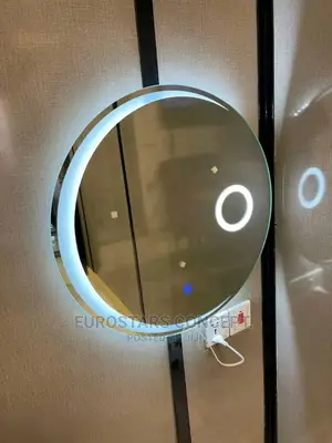 Round LED Mirror With Light