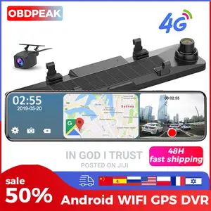 12 Inch Android 8.1 4G Car Rearview Mirror RAM 4G+32G
