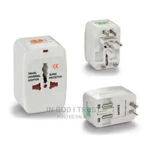 2 Usb Charging Universal Travel Adapter All-in-One