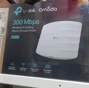 Tp-Link EAP110
N300 Wireless N Ceiling Mount Access Point