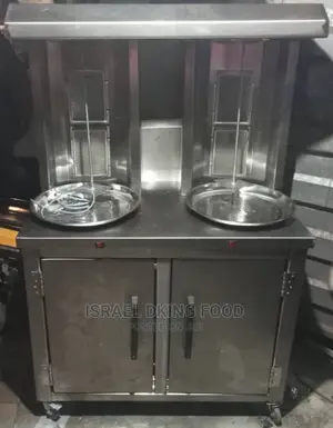Industrial Stainless 4burner Shawarma Machine With Cabinet