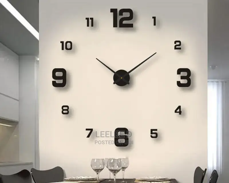 Frameless Wall Clock