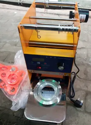 Commercial Manual Cup Sealing Machine (Yellow Colour)