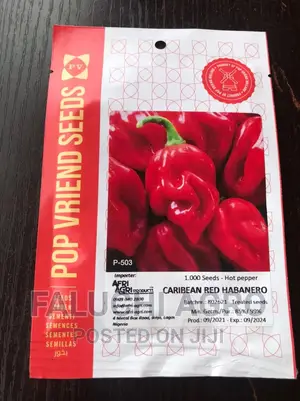 Caribbean Red Habanero Pepper (1000 Seeds)