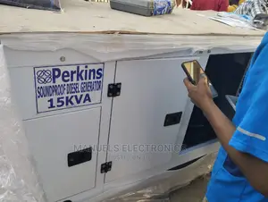 Brand New Perkins (15kva) Diesel Soundproof Generator 100%