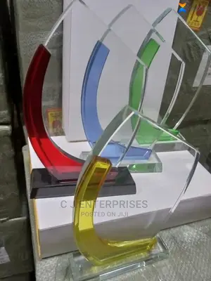 Glass Award Plaque T05
