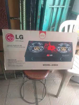 LG Thick Table Top Glass Gas Cooker With Two Hobs
