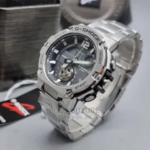Original G- SHOCK Silver Steel Strap Available In Store