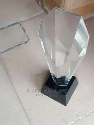 Glass Award Plaque F59