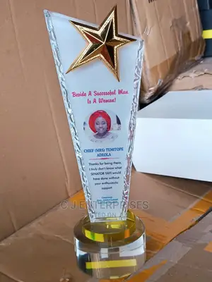 Glass Award Plaque M14