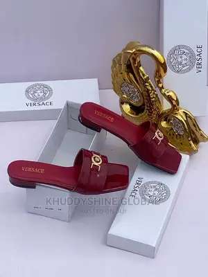 Versace Quality Slippers Shoes Ladies Woman