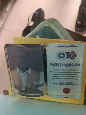 Glass Bible Shaped Award Plaque U7